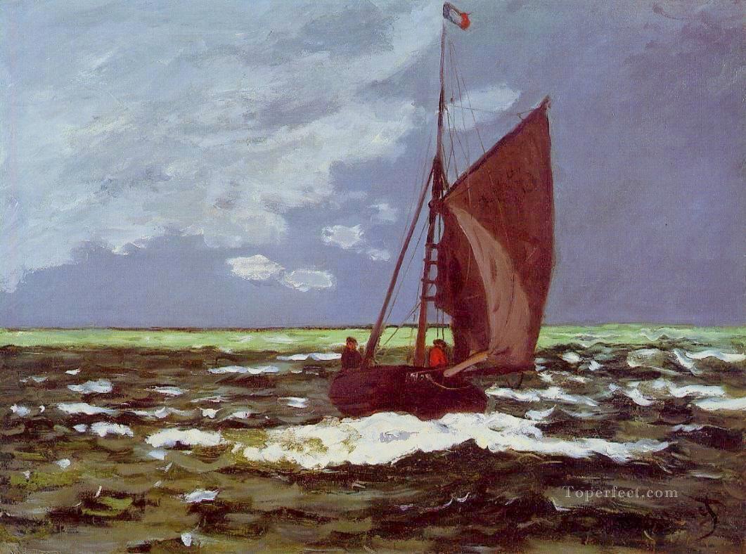 Claude Monet Stormy Seascape Oil Paintings